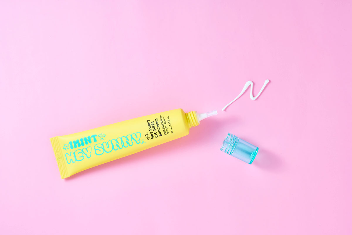 iMint Cica Tone-Up Sun Cream 3-in-1 Functionality (Whitening, Anti-wrinkle, UV Protection) 40ml