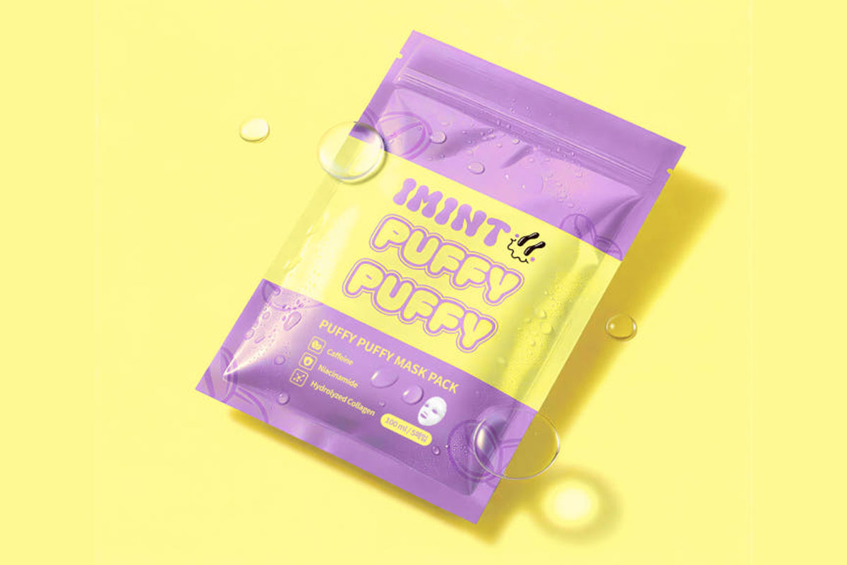 iMint Daily Hydration Moisturizing Soothing Mask Pack Skin Care Puffy Puffy Mask Pack